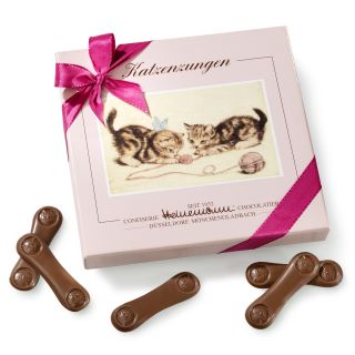 1228 Katzenzungen Nostalgie Schachtel rosa