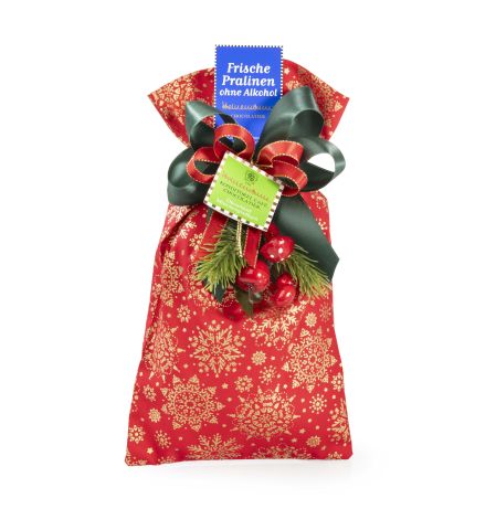 Weihnachtssäckchen 125g Pralinen ohne Alkohol
