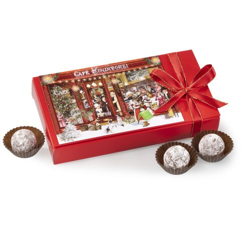 Nostalgische Schachtel 115g Trüffel mit Champagne