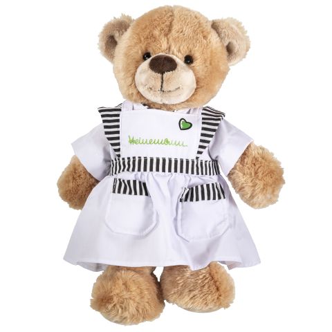 Heinemann teddy bear with apron