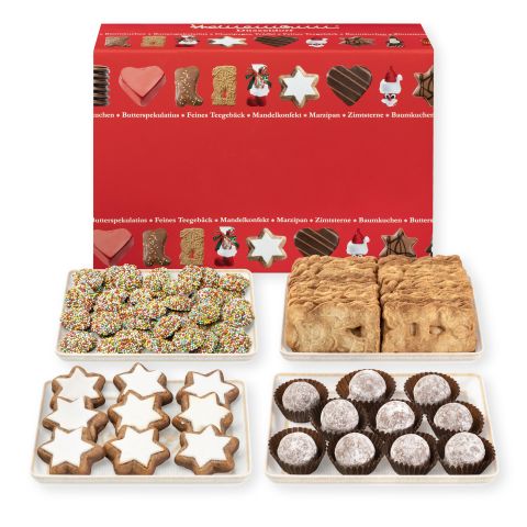 Kleines Weihnachtspaket Trüffel, Gebäck, Schokolade