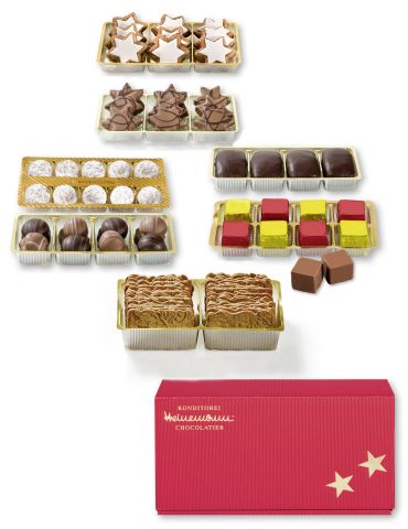 Spezialitätenpaket Gebäck, Trüffel, Marzipan, Nougat